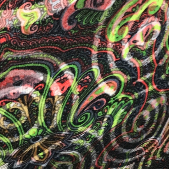 LuLaRoe Circles and Paisley Skirt Multi Color, Small - Picture 5 of 7